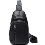 Чоловічий шкіряний чорний слінг на плече Tiding Bag A25F-5427A - Фотографія № 103 Чоловічий шкіряний чорний слінг на плече Tiding Bag A25F-5427A - Фотографія № 103
