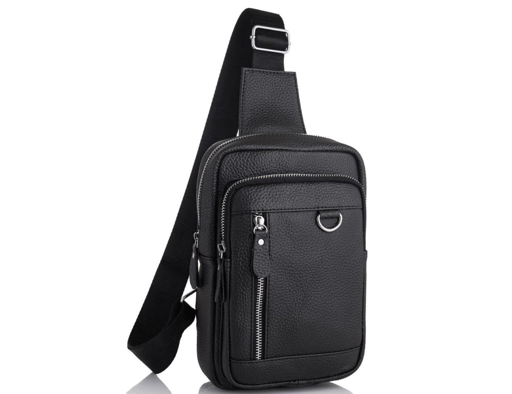 Мужской кожаный рюкзак на одну лямку через плечо Tiding Bag A25F-6315A - Фото № 1 Мужской кожаный рюкзак на одну лямку через плечо Tiding Bag A25F-6315A - Фото № 1