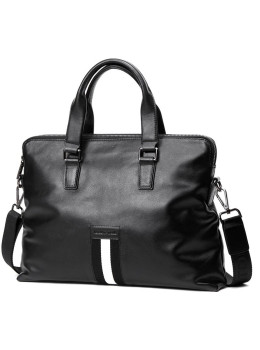 Стильная повседневная мужская кожаная сумка Tiding Bag A25F-66001A