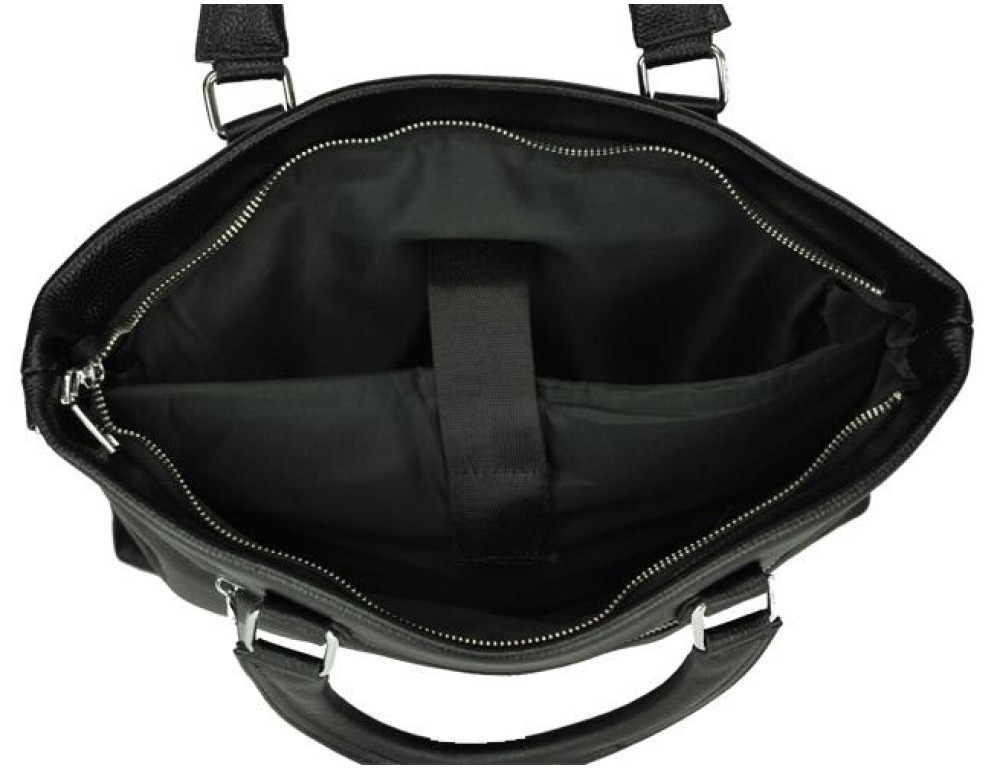Стильная повседневная мужская кожаная сумка Tiding Bag A25F-66001A - Фото № 5