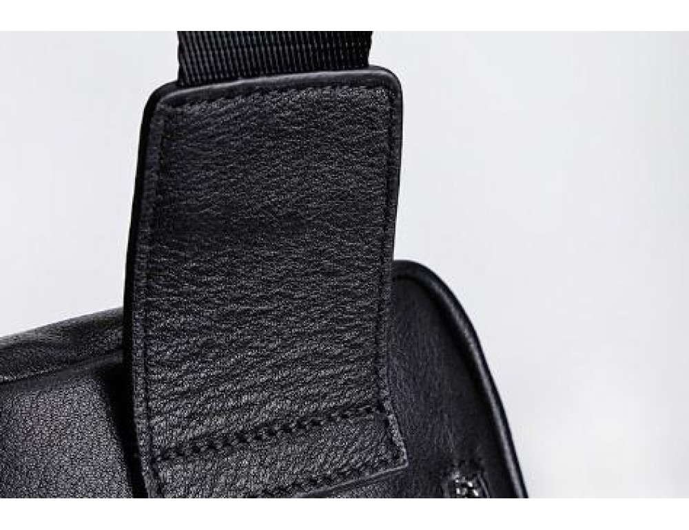 Мужской кожаный слинг на грудь Tiding Bag A25F-6616A - Фото № 2