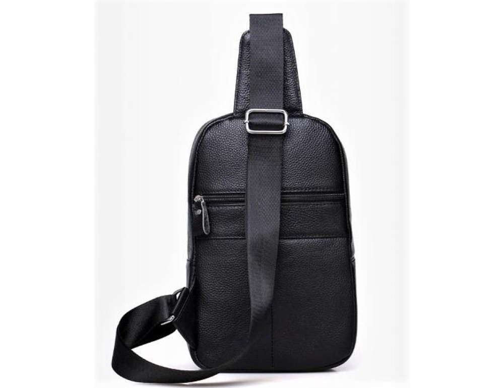 Мужской кожаный слинг на грудь Tiding Bag A25F-6616A - Фото № 13