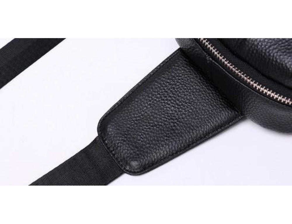 Мужской кожаный слинг на грудь Tiding Bag A25F-6616A - Фото № 3