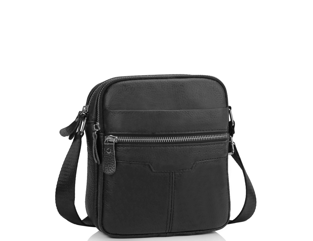 Мужская кожаная сумка через плечо маленькая Tiding Bag A25F-6625A - Фото № 1 Мужская кожаная сумка через плечо маленькая Tiding Bag A25F-6625A - Фото № 1