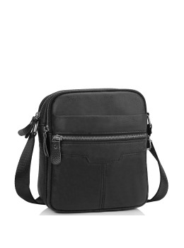 Мужская кожаная сумка через плечо маленькая Tiding Bag A25F-6625A
