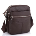 Сумка кожаная мужская коричневая Tiding Bag A25F-6625B - Фото № 100
