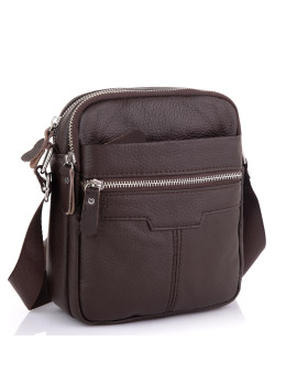 Сумка кожаная мужская коричневая Tiding Bag A25F-6625B