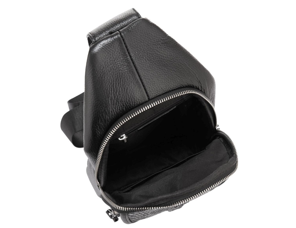 Мужской слинг на одно плечо фактурный Tiding Bag A25F-6688A - Фото № 3