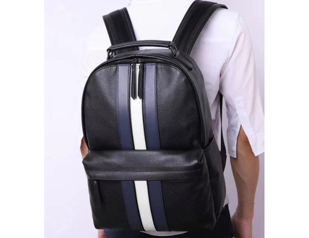 Мужской кожаный рюкзак Tiding Bag A25F-68020A - Фото № 5