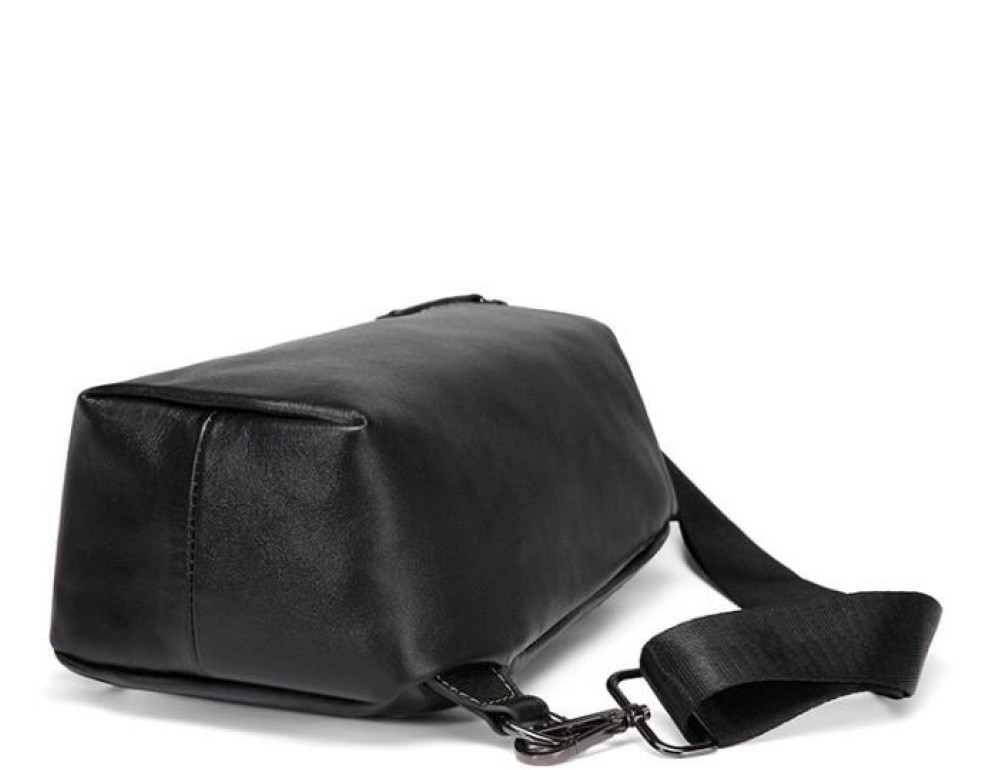 Мужской кожаный рюкзак-слинг нагрудный Tiding Bag A25F-688A - Фото № 2