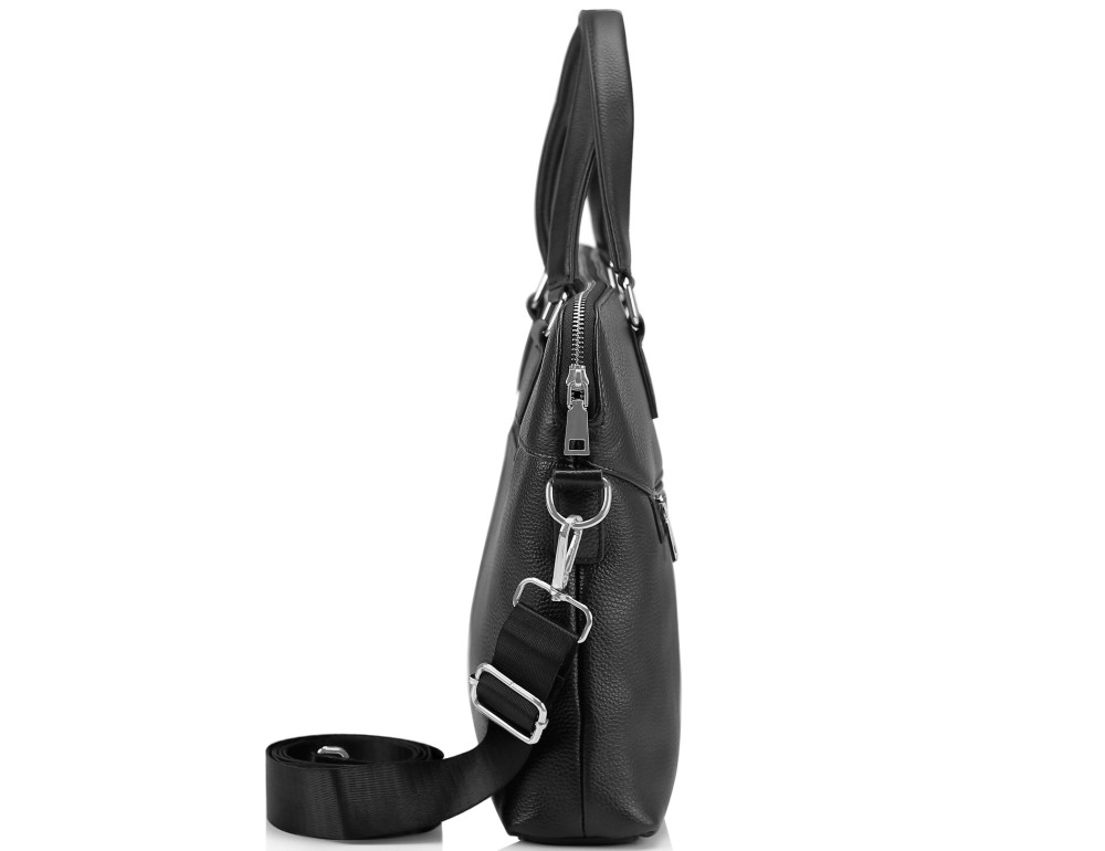 Сумка мужская из натуральной кожи для ноутбука Tiding Bag A25F-7232A - Фото № 4