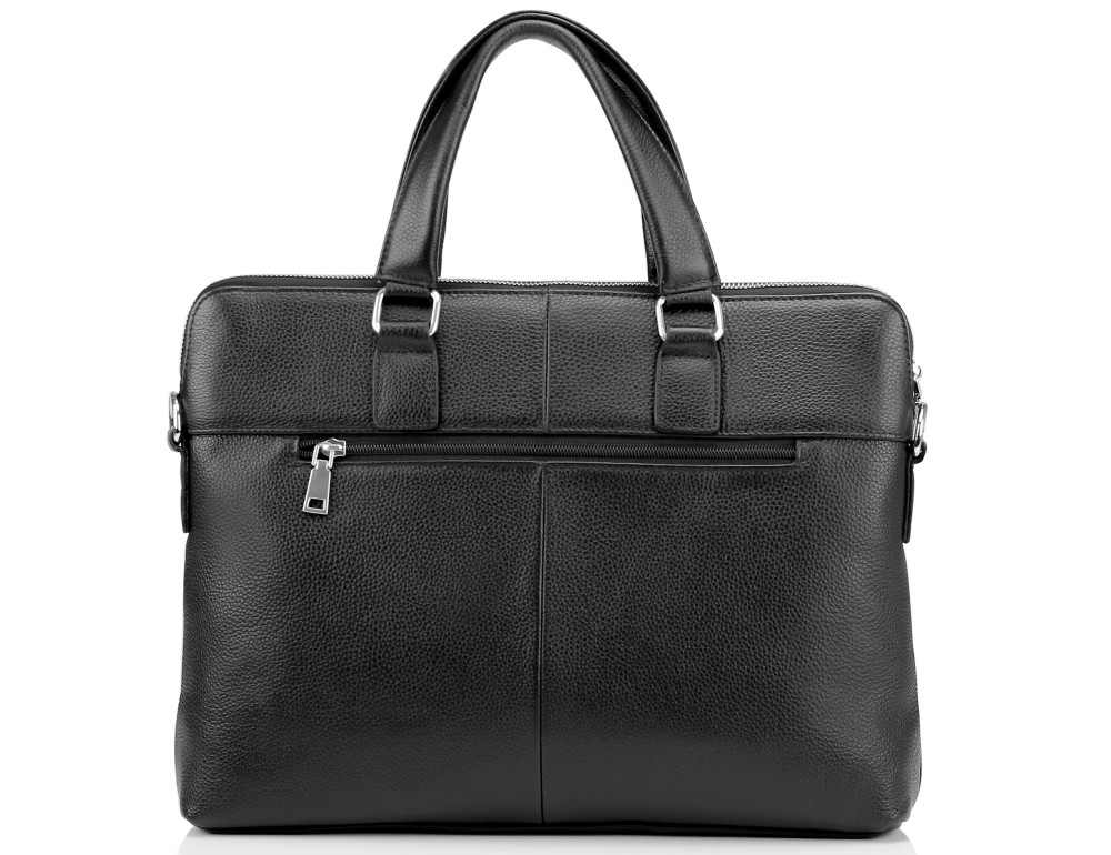 Сумка мужская из натуральной кожи для ноутбука Tiding Bag A25F-7232A - Фото № 5