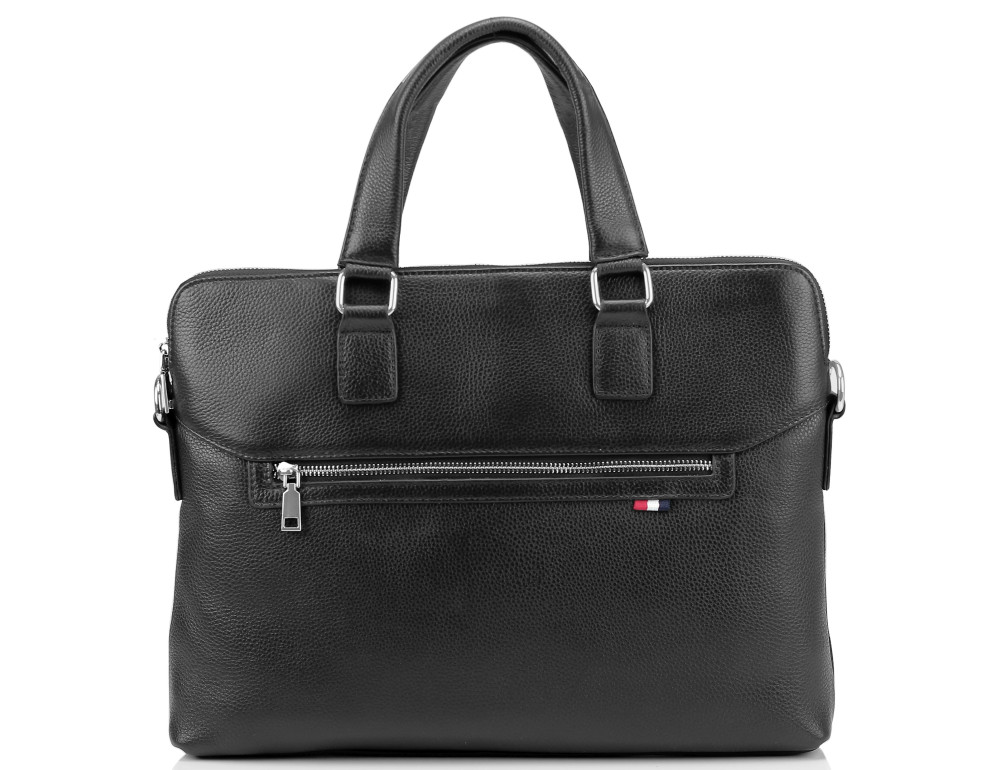 Сумка мужская из натуральной кожи для ноутбука Tiding Bag A25F-7232A - Фото № 6