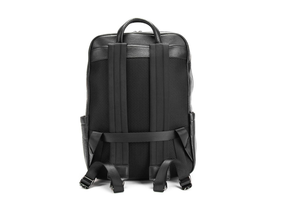 Шкіряний чорний рюкзак Tiding Bag A25F-8528-3A - Фотографія № 5