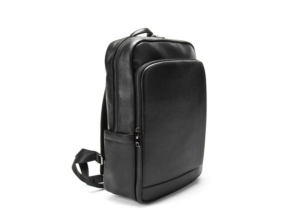 Шкіряний чорний рюкзак Tiding Bag A25F-8528-3A - Фотографія № 6