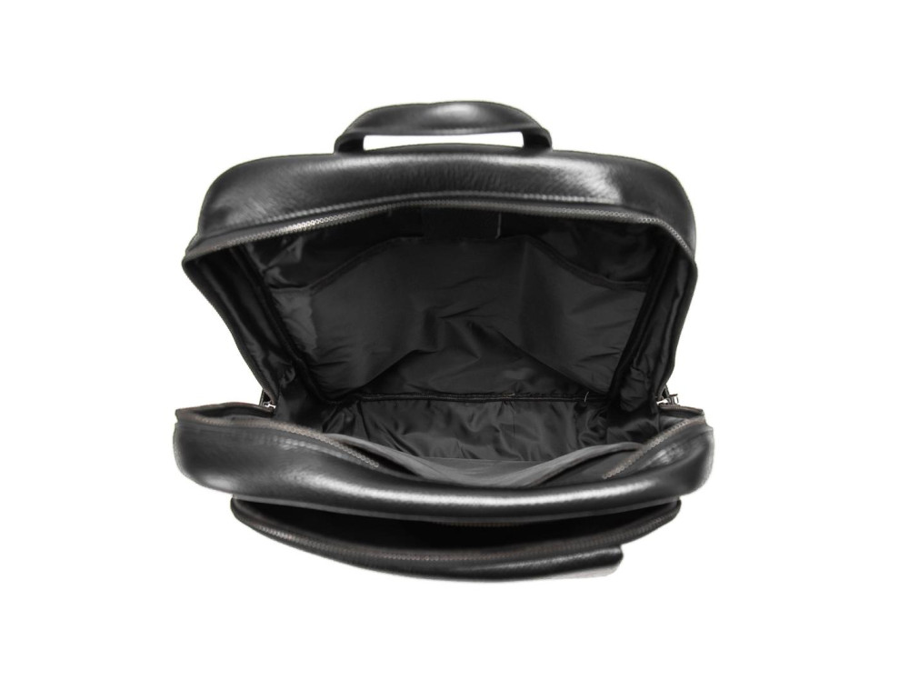 Шкіряний чорний рюкзак Tiding Bag A25F-8528-3A - Фотографія № 8