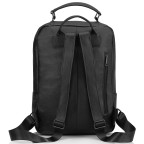 Мужской кожаный черный рюкзак для ноутбука Tiding Bag A25F-8834A - Фото № 104