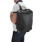 Мужской кожаный черный рюкзак для ноутбука Tiding Bag A25F-8834A - Фото № 106