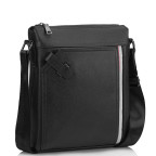Мужская кожаная сумка через плечо черная Tiding Bag A25F-8867A - Фото № 100 Мужская кожаная сумка через плечо черная Tiding Bag A25F-8867A - Фото № 100