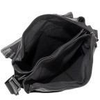 Чорна шкіряна сумка через плече Tiding Bag A25F-8873A - Фотографія № 102