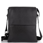 Чорна шкіряна сумка через плече Tiding Bag A25F-8873A - Фотографія № 104