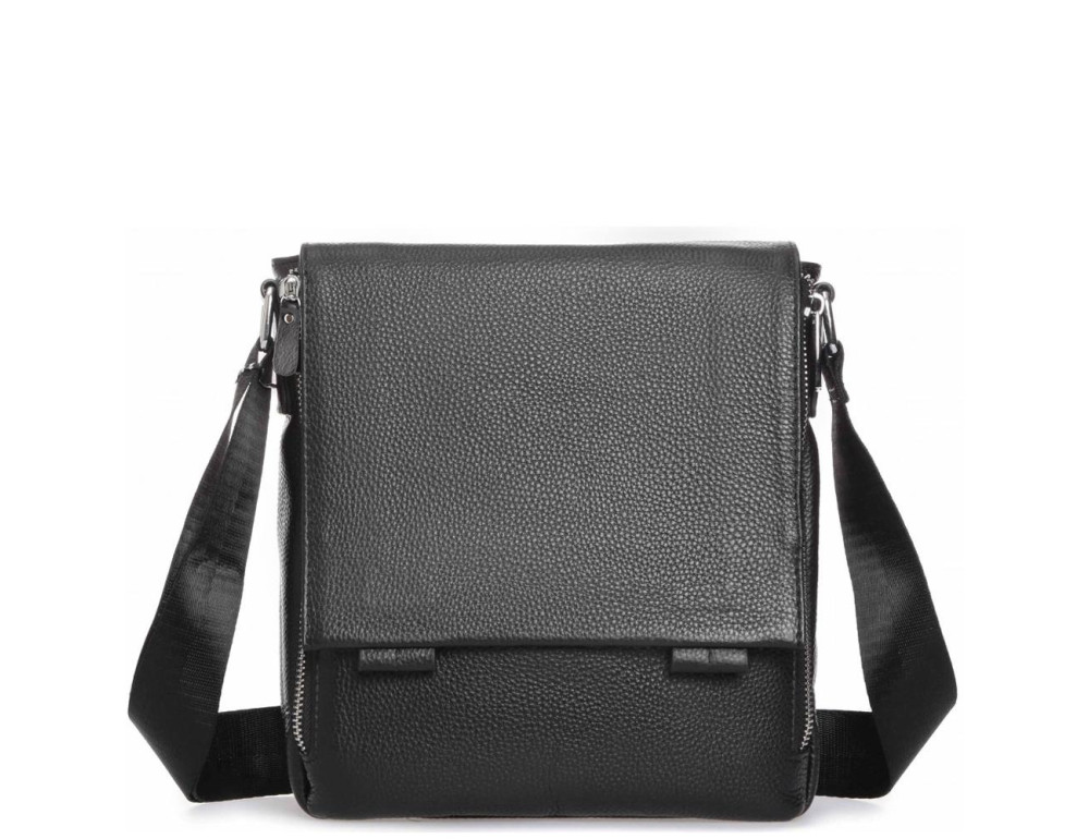 Мессенджер черный мужской Tiding Bag A25F-8877A - Фотографія № 4