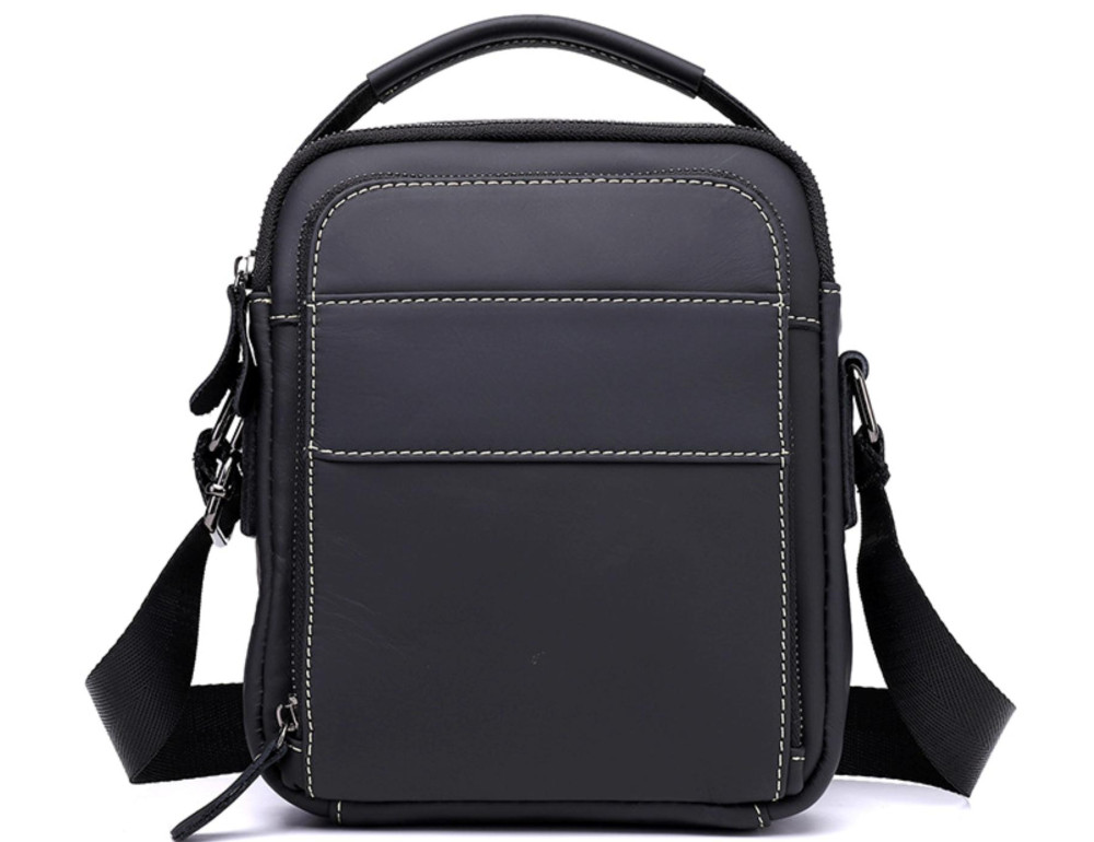 Мужской кожаный мессенджер через плечо Tiding Bag A25F-90118-1A - Фото № 2