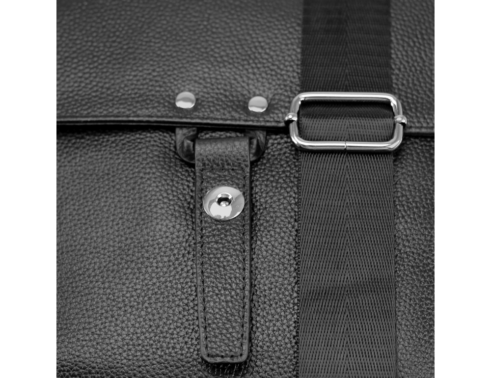 Мужская кожаная сумка через плечо мессенджер Tiding Bag A25F-9133A - Фото № 2