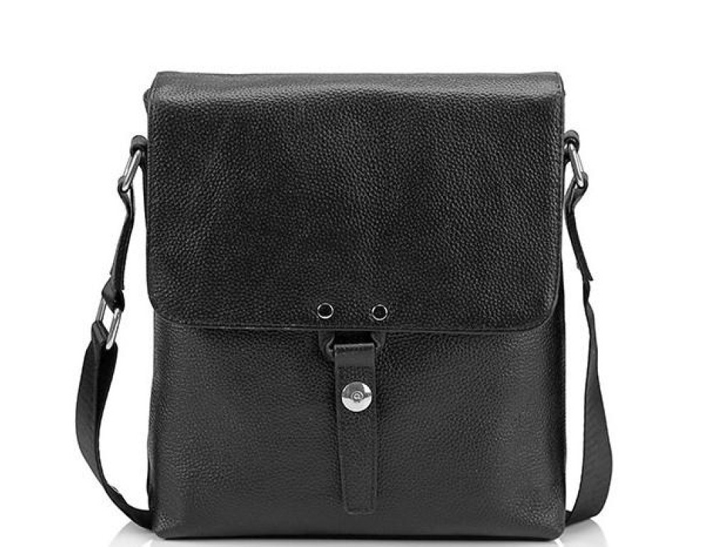 Мужская кожаная сумка через плечо мессенджер Tiding Bag A25F-9133A - Фото № 4