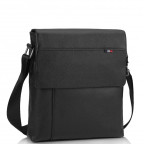 Чоловіча шкіряна сумка через плече чорна Tiding Bag A25F-98075A - Фотографія № 100