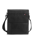 Чоловіча шкіряна сумка через плече чорна Tiding Bag A25F-98075A - Фотографія № 104
