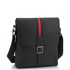 Мужская кожаная сумка через плечо мессенджер Tiding Bag A25F-98085A - Фото № 100