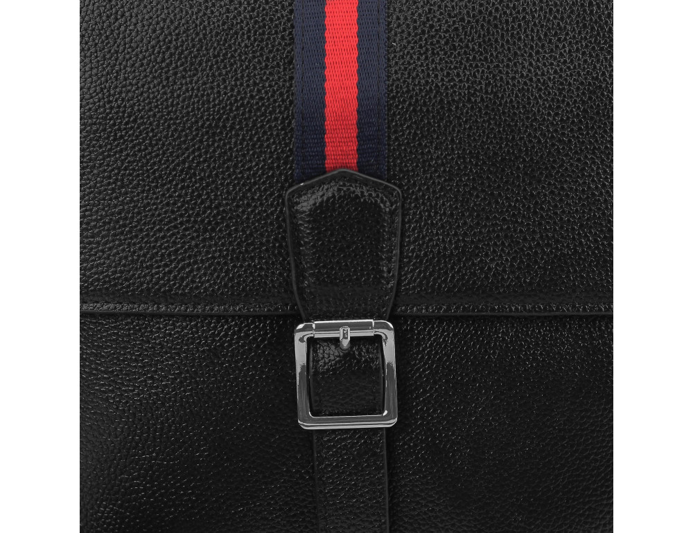 Мужская кожаная сумка через плечо мессенджер Tiding Bag A25F-98085A - Фото № 2