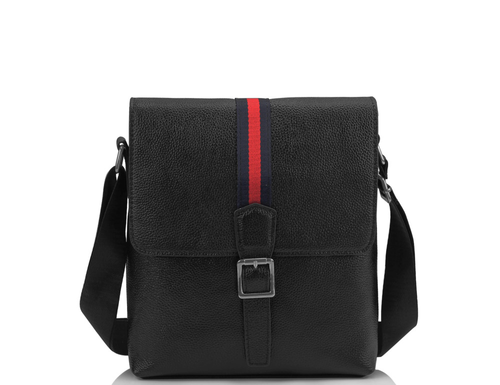 Мужская кожаная сумка через плечо мессенджер Tiding Bag A25F-98085A - Фото № 5