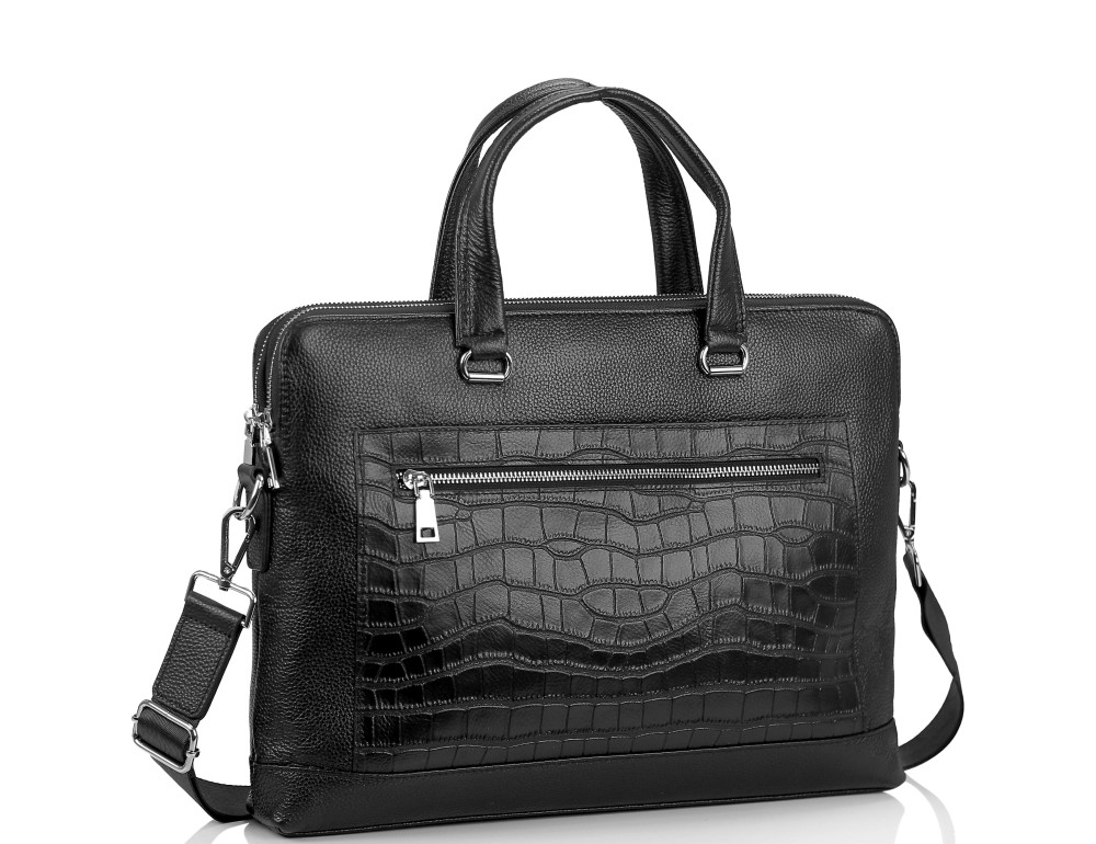 Сумка для ноутбука черная Tiding Bag A25F-9916-2A - Фото № 1 Сумка для ноутбука черная Tiding Bag A25F-9916-2A - Фото № 1