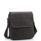 Мужская кожаная сумка через плечо коричневая Tiding Bag A25F-B065B - Фото № 100 Мужская кожаная сумка через плечо коричневая Tiding Bag A25F-B065B - Фото № 100