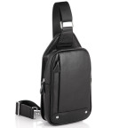 Чоловічий чорний шкіряний слінг на плече Tiding Bag A25F-FL-0219A - Фотографія № 100 Чоловічий чорний шкіряний слінг на плече Tiding Bag A25F-FL-0219A - Фотографія № 100