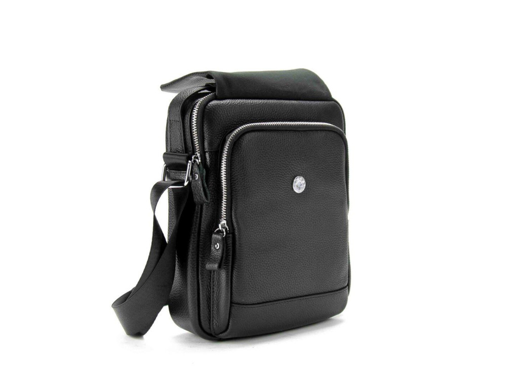 Мессенджер кожаный с ручкой Tiding Bag A25F-FL-9747A - Фото № 5