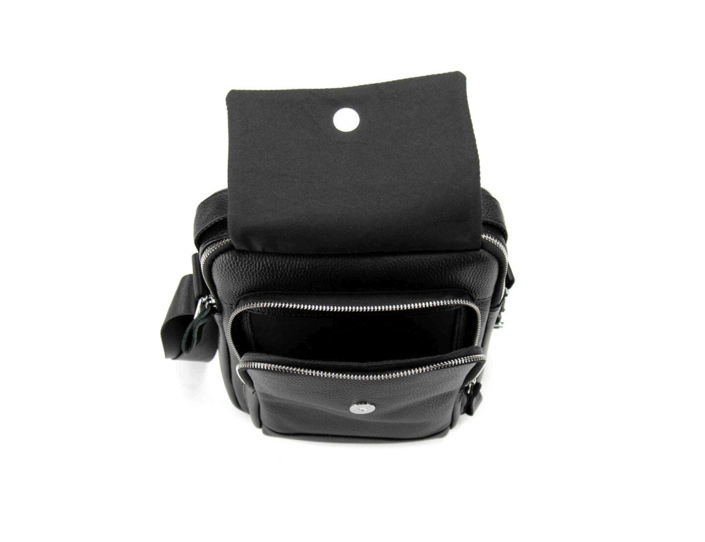 Мессенджер кожаный с ручкой Tiding Bag A25F-FL-9747A - Фото № 6