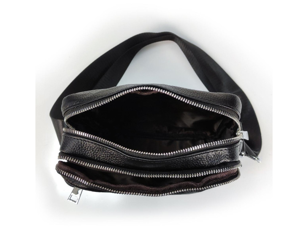 Сумка через плечо из зернистой кожи Tiding Bag A25F-FL-9748A - Фото № 2