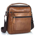 Мессенджер с ручкой для переноски коричневый Tiding Bag A25F-S-8205-1C - Фото № 100 Мессенджер с ручкой для переноски коричневый Tiding Bag A25F-S-8205-1C - Фото № 100