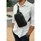 Мужской кожаный рюкзак на одну шлейку черный Tiding Bag B3-087A - Фото № 104 Мужской кожаный рюкзак на одну шлейку черный Tiding Bag B3-087A - Фото № 104