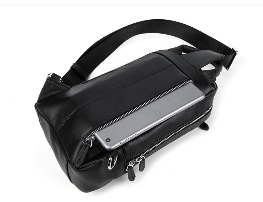 Вместительная сумка-рюкзак через плечо мужская Tiding Bag B3-1725A - Фото № 3