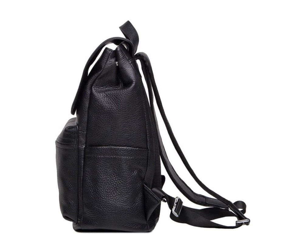 Чоловічий чорний шкіряний рюкзак Tiding Bag B3-2015-14A - Фотографія № 4