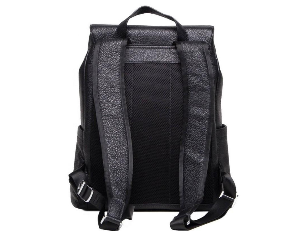 Чоловічий чорний шкіряний рюкзак Tiding Bag B3-2015-14A - Фотографія № 5