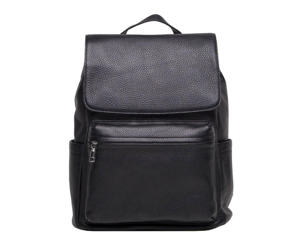 Чоловічий чорний шкіряний рюкзак Tiding Bag B3-2015-14A - Фотографія № 6