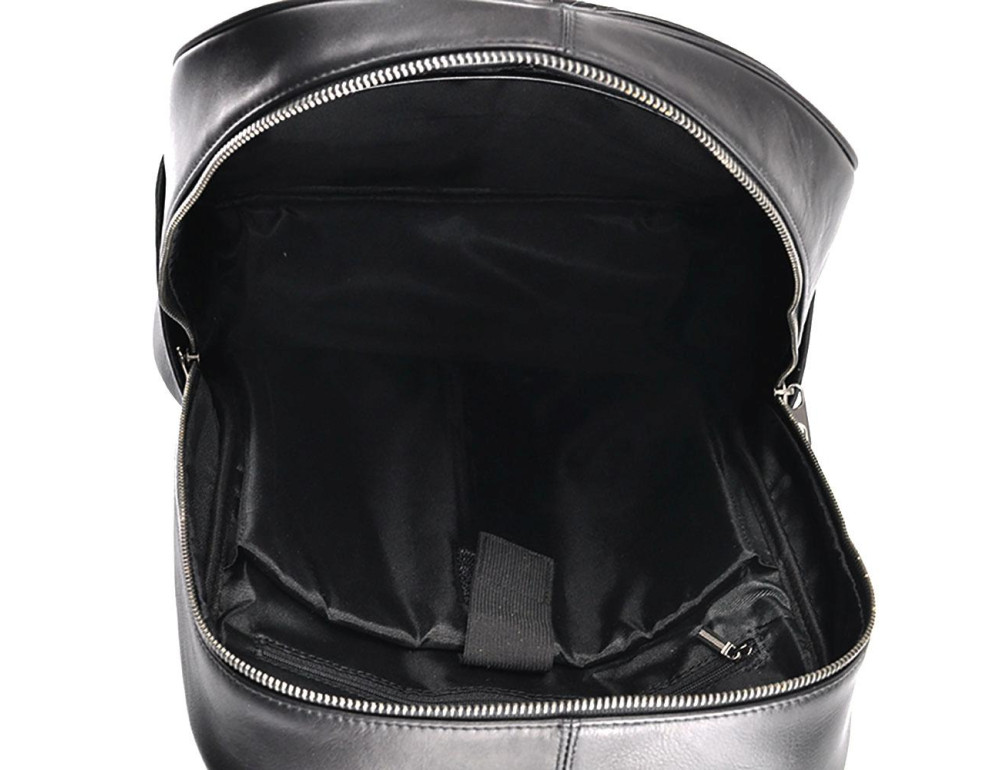 Рюкзак чорний чоловічий з плетенням Tiding Bag B3-8601A - Фотографія № 2