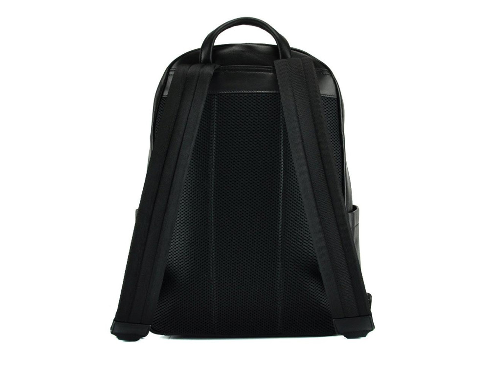Рюкзак чорний чоловічий з плетенням Tiding Bag B3-8601A - Фотографія № 4
