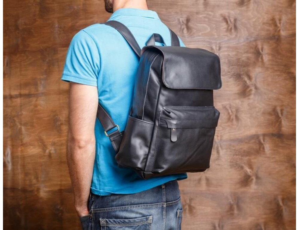 Рюкзак шкіряний Tiding Bag Bp5-2805A - Фотографія № 2