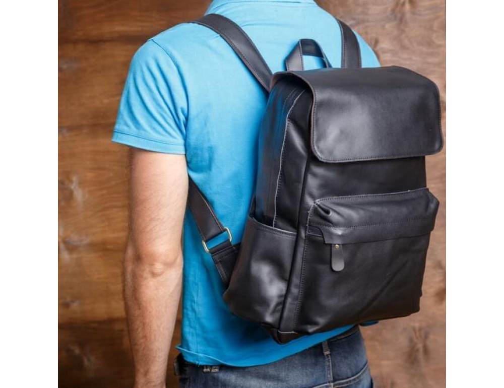 Рюкзак шкіряний Tiding Bag Bp5-2805A - Фотографія № 11